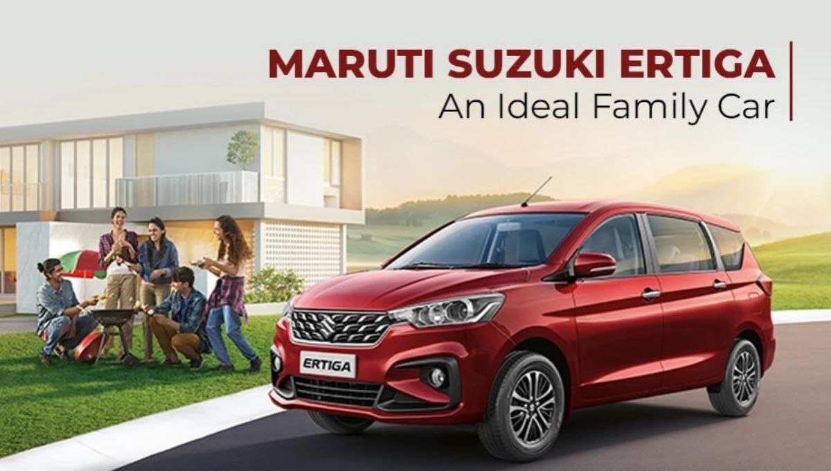 Maruti Ertiga 2025 red color 7 seater launch India Maruti Ertiga 2025 red color 7 seater launch India