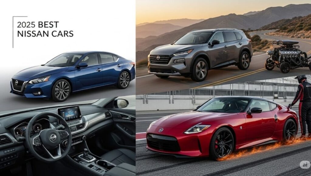 2025 में बेस्ट Nissan Cars कारें, आरामदायक ड्राइविंग और शानदार परफॉर्मेंस का परफेक्ट कॉम्बो Nissan Cars With Automatic Transmission