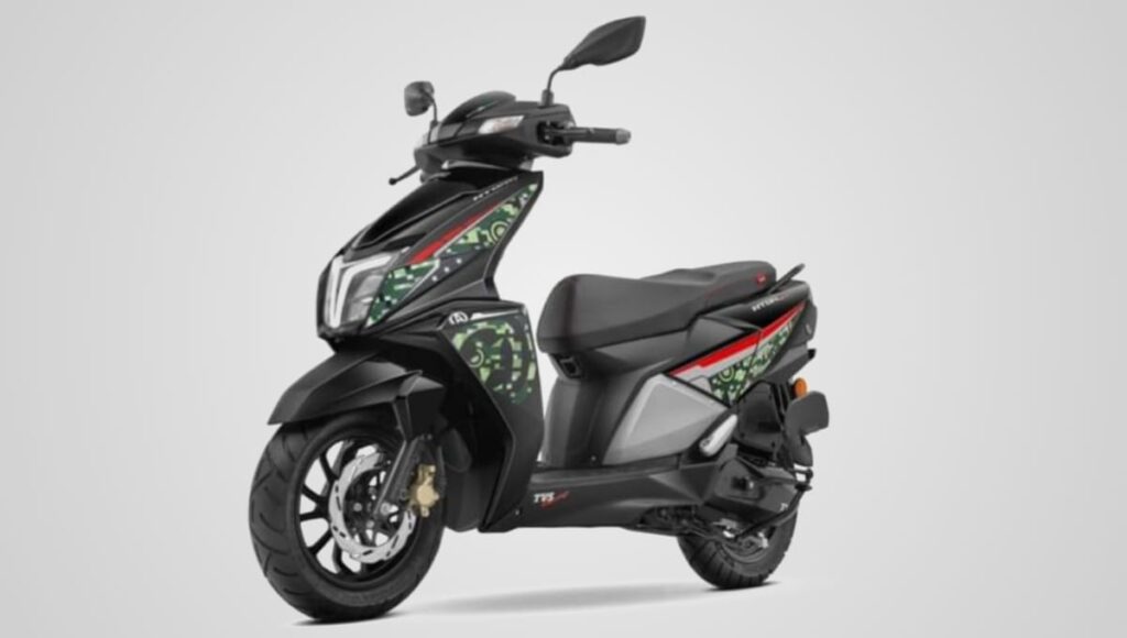 TVS Ntorq 125 Super Soldier Edition भारत में लॉन्च, कीमत ₹98,117 TVS Ntorq 125 Super Soldier Edition भारत में लॉन्च, कीमत ₹98,117