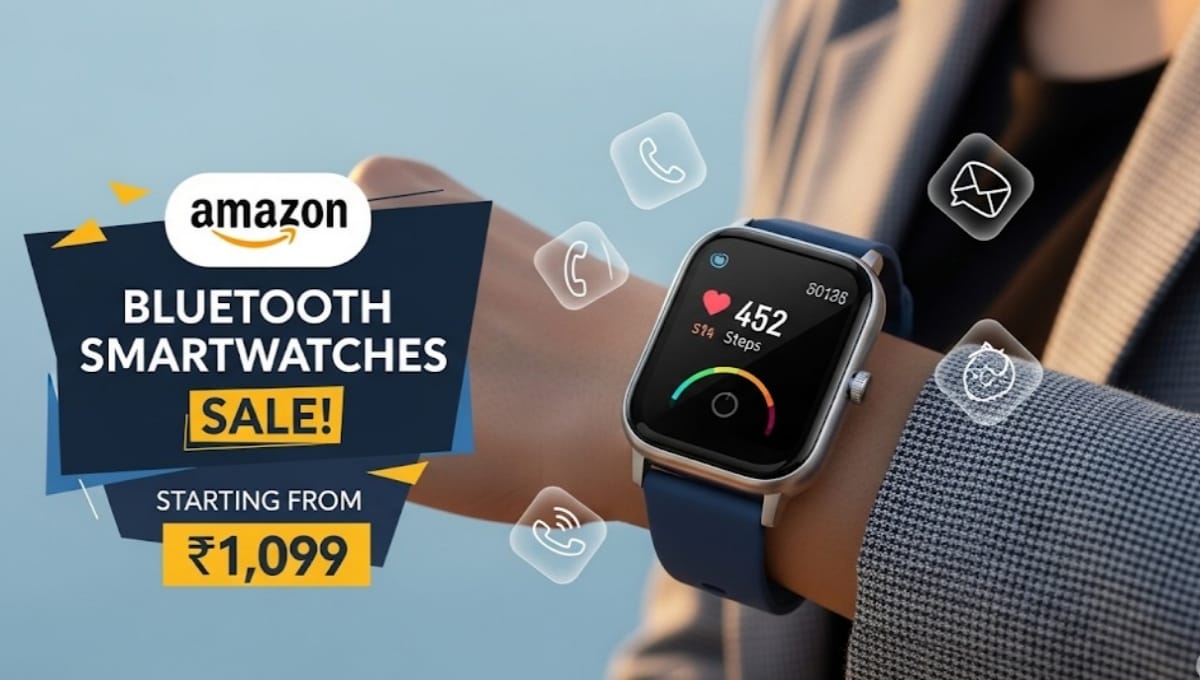 Bluetooth Smartwatch Under 1.1K Amazon Sale