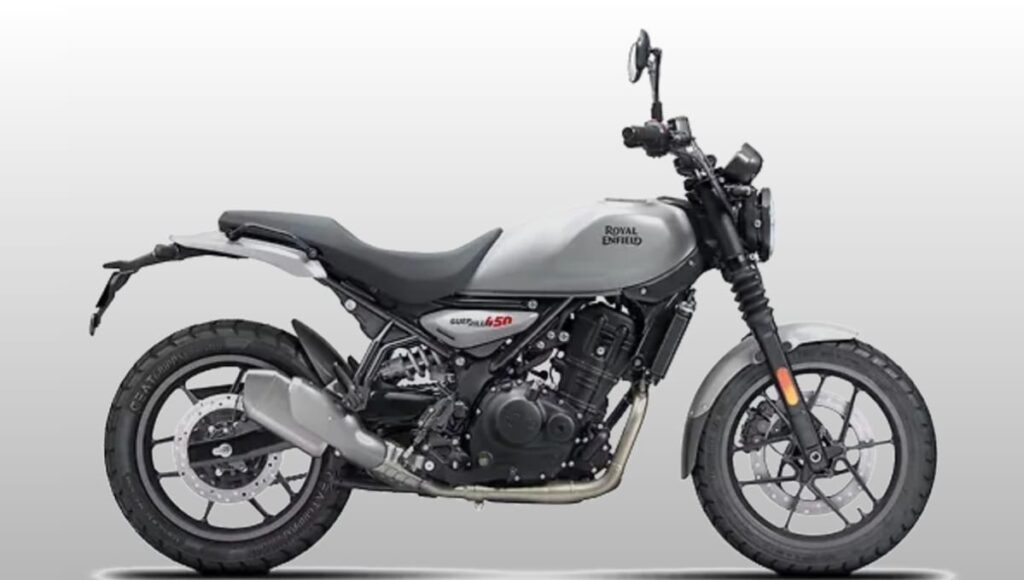 Royal Enfield Guerrilla 450 का नया Shadow Ash कलर लॉन्च कीमत और खासियतें Royal Enfield Guerrilla 450 Looks