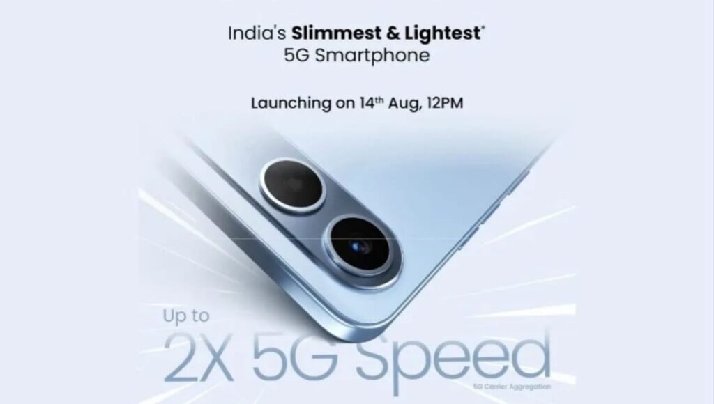 Tecno Spark Go 5G: देश का सबसे पतला और हल्का 5G स्मार्टफोन, 6000mAh बैटरी और दमदार AI फीचर्स के साथ लॉन्च को तैयार Tecno Spark Go 5G Launching 14Aug