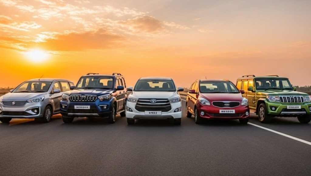 टॉप 5 बेस्ट सेलिंग 7-सीटर कारें Maruti Ertiga, Scorpio, Innova, Kia Carens और Bolero टॉप 5 बेस्ट सेलिंग 7-सीटर कारें Maruti Ertiga, Scorpio, Innova, Kia Carens और Bolero