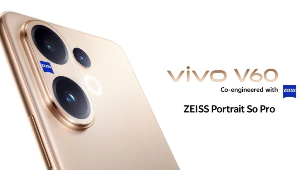 Vivo V60 5G भारत में लॉन्च: 6500mAh बैटरी, 50MP टेलीफोटो कैमरा और Snapdragon 7 Gen 4 प्रोसेसर Vivo V60 5G Camera