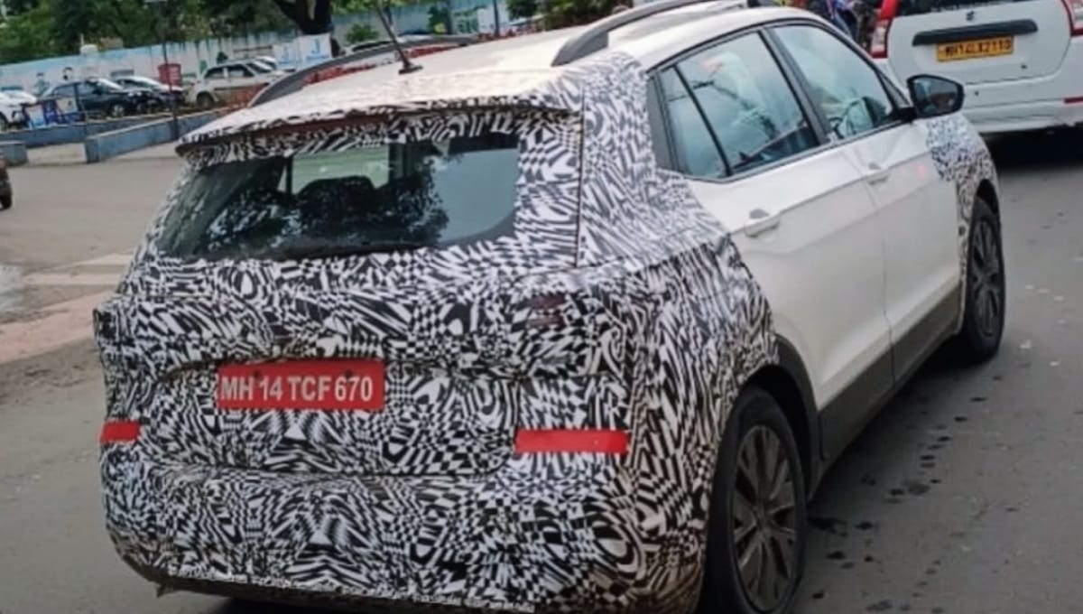 Volkswagen Taigun Facelift Testing Spotted
