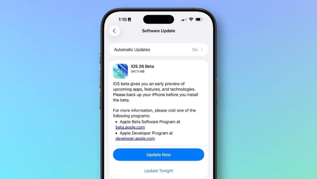 iOS 26 Beta 5 अपडेट जारी: डायनामिक आइलैंड अलर्ट, नए एनिमेशन और Wi-Fi डिटेल्स के साथ आया बड़ा बदलाव iOS 26 Beta 5 Updat Live