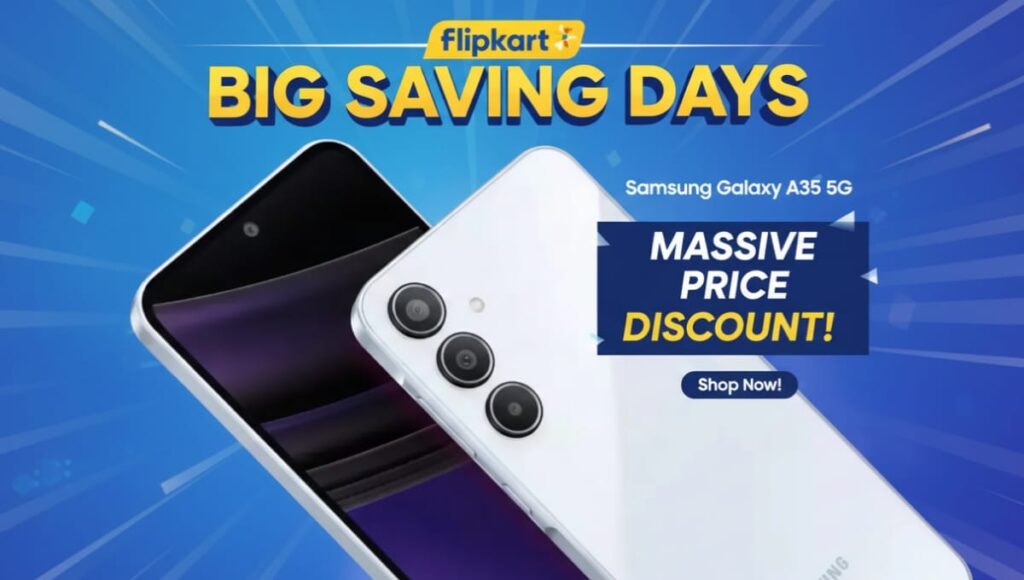 Samsung Galaxy A35 5G हुआ 10K सस्ता, मौका मिस किया तो पछताओगे Samsung Galaxy A35 5G Best Deal Today